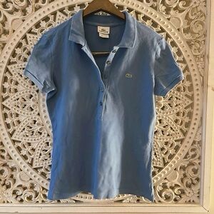 Lacoste Women's Blue Polo Shirt
